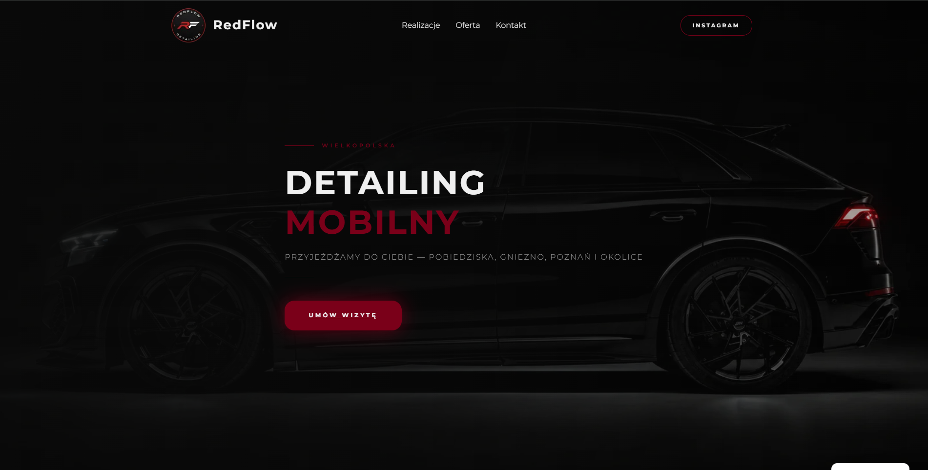 Redflow – strona internetowa